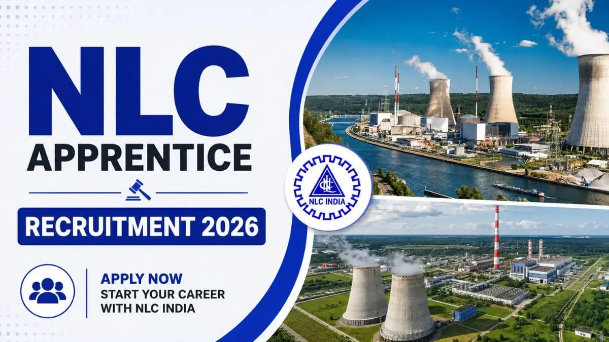 NLC Apprentice Recruitment 2026 |1235 पदों पर बंपर भर्ती, बिना परीक्षा होगा चयन, ₹15,028 तक स्टाइपेंड, 11 अगस्त तक करें आवेदन