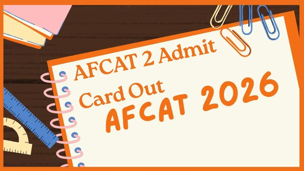 AFCAT 2 Admit Card