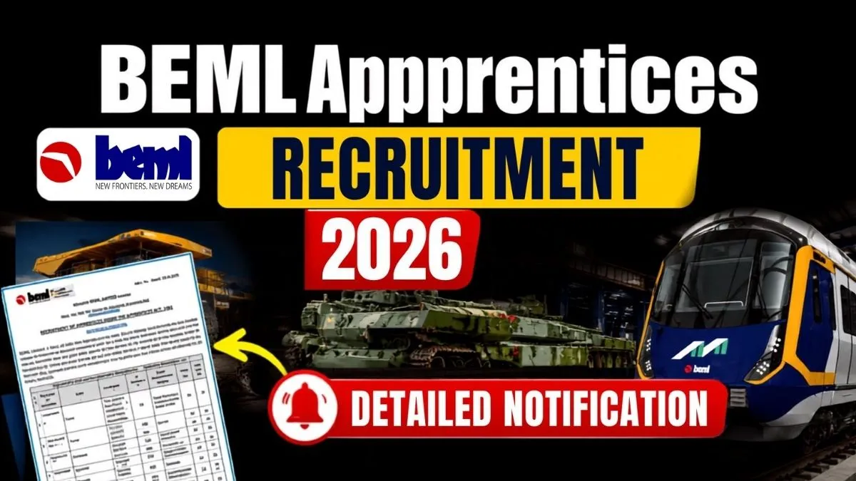 BEML Apprentice Recruitment
