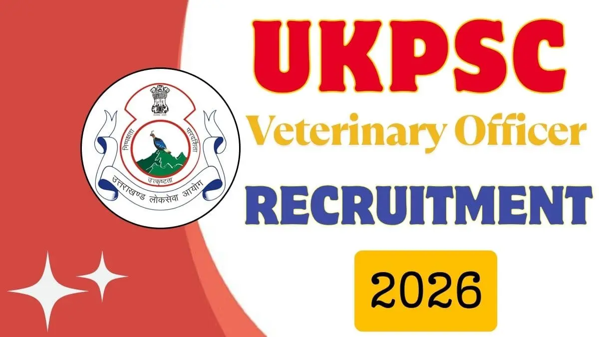 UKPSC Veterinary Officer Recruitment