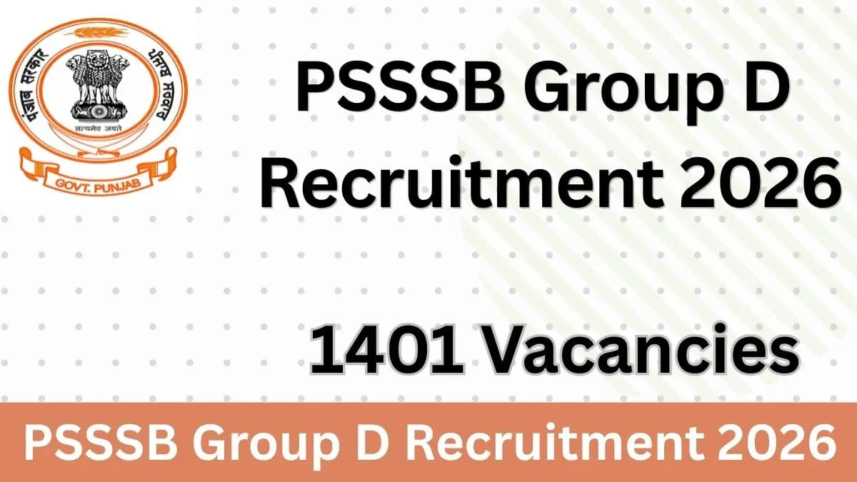 PSSSB Group D Recruitment