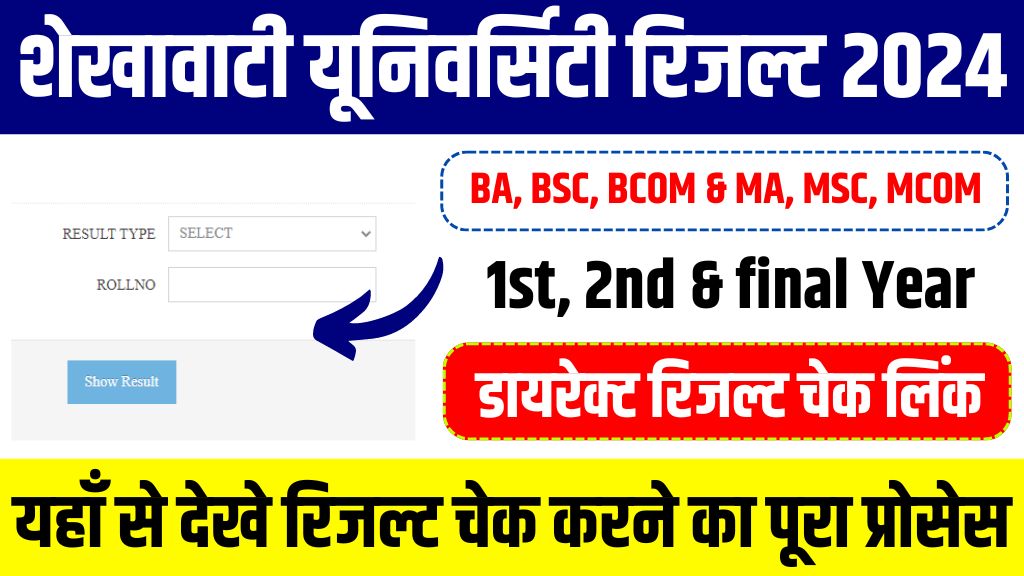 Shekhawati University Result 2024