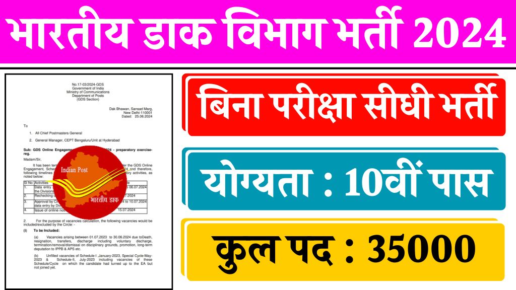 india post gds recruitment 2024