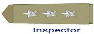 Rajasthan Police Rank Insignia : Inspector
