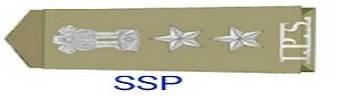 Rajasthan Police Rank Insignia : Senior Superintendent of Police