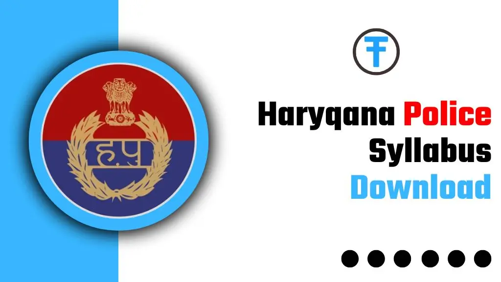 Haryana Police Constable Syllabus 2024