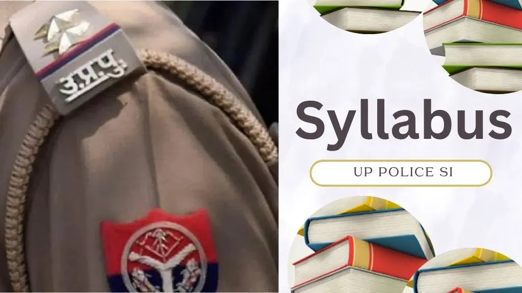 UP SI Syllabus 2025: