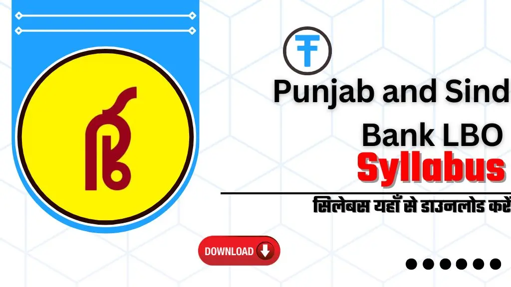 Punjab and Sind Bank LBO Syllabus 2025