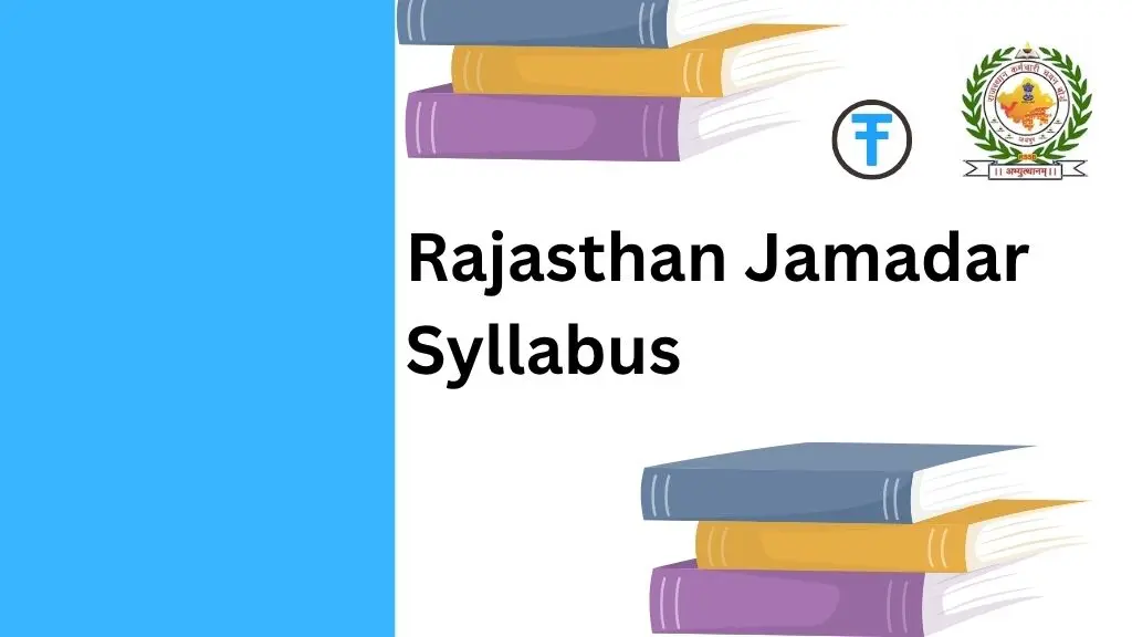Rajasthan Jamadar Syllabus 2025: