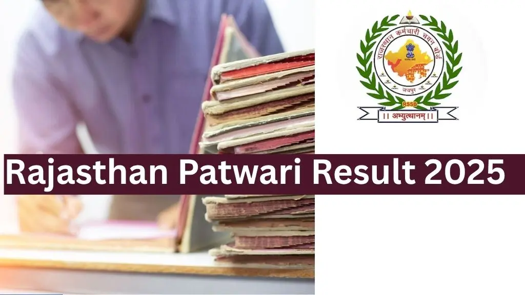Rajasthan Patwari Result 2025