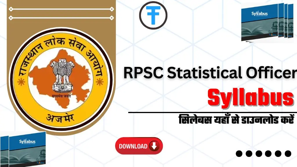RPSC Statistical Officer Syllabus And Exam Pattern 2025