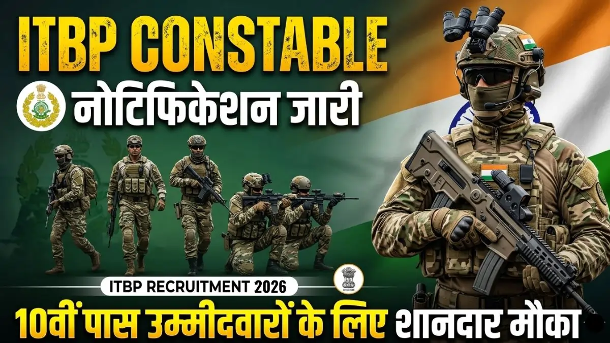 ITBP Constable Bharti 2026