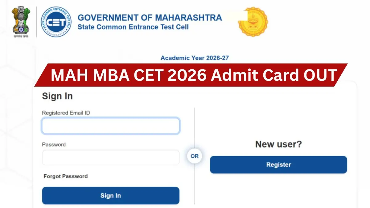 MAH MBA CET 2026 Admit Card