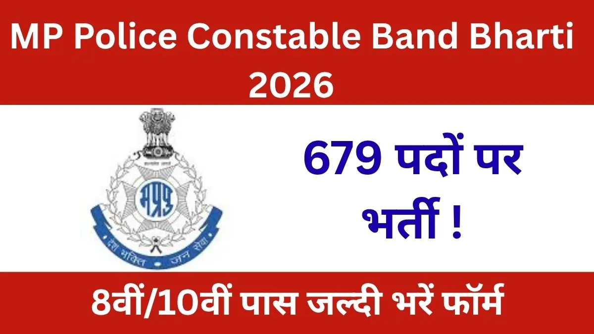 MP Police Recruitment 2026