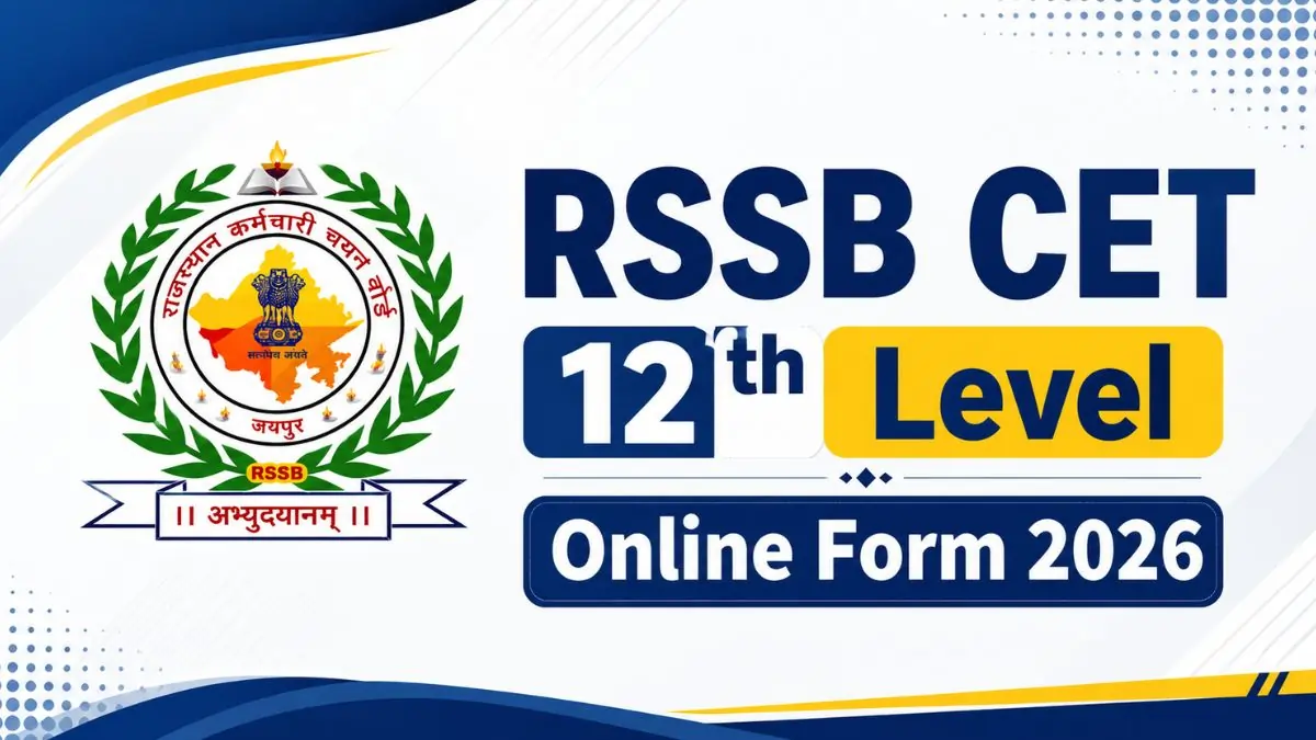 RSSB CET 12th Level