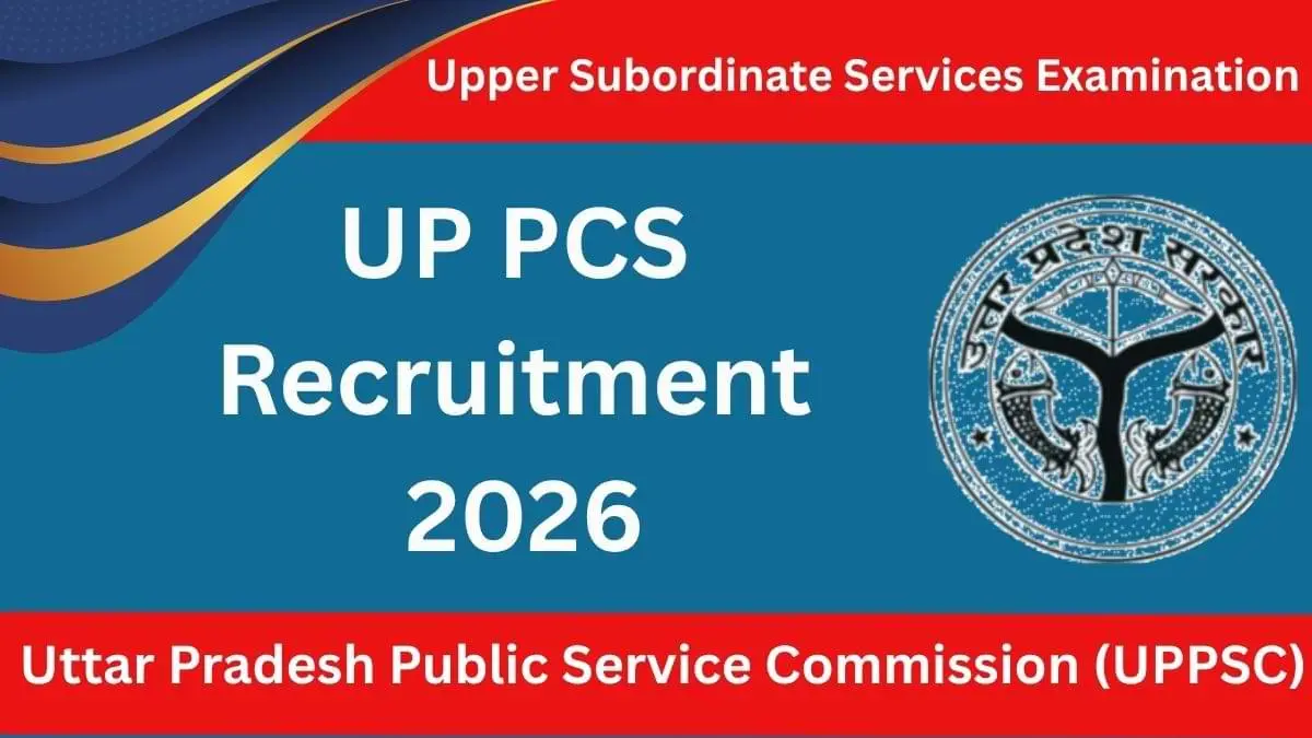 UP PCS Recruitment 2026