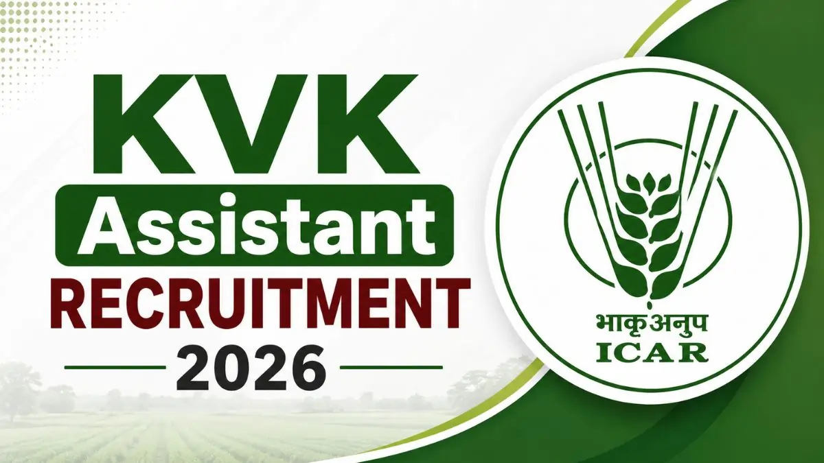 KVK Assistant Recruitment 2026