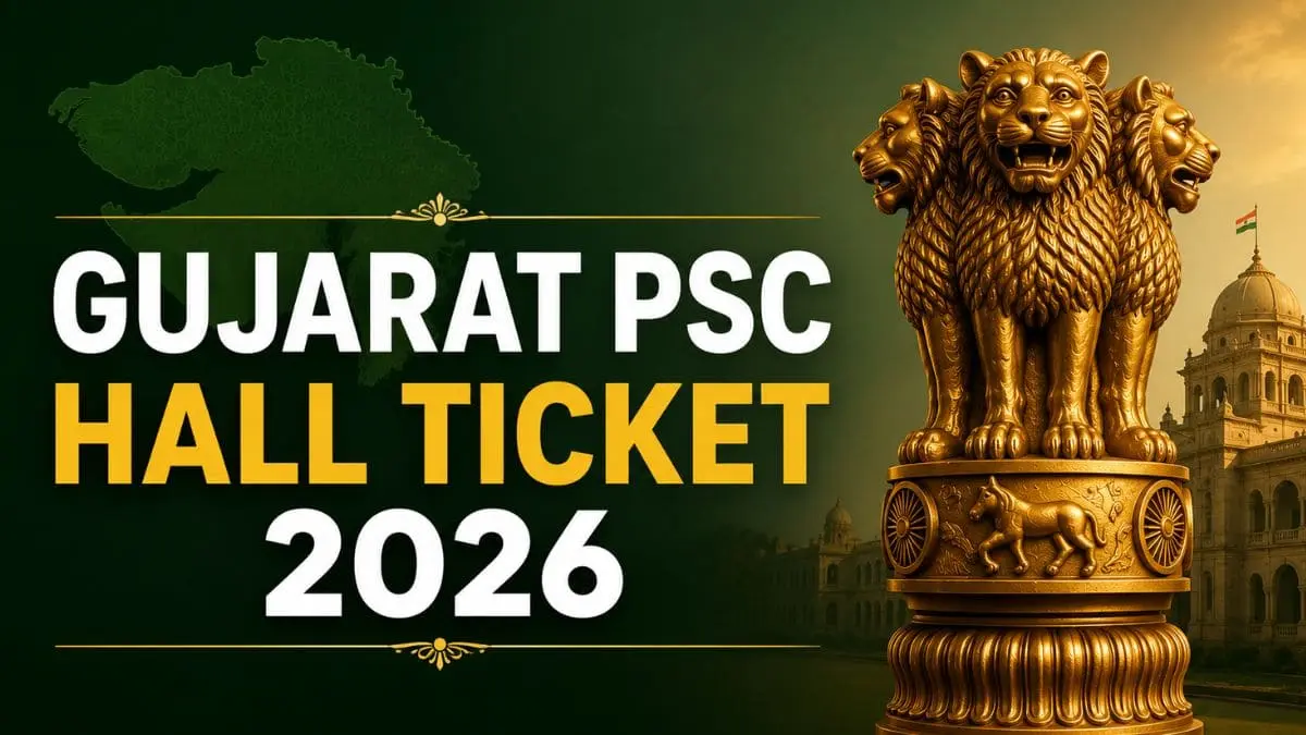 Gujarat PSC Call Letter